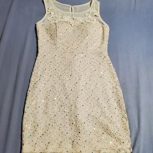 Jodi Kristopher dress cream color size 3